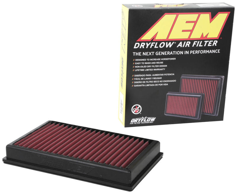 AEM DryFlow Air Filter (15-21 VW GTI / Golf R - 15-20 Audi A3 / S3)