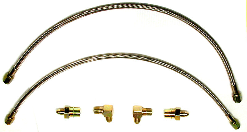 Wilwood Flexline Brake Lines - Front (90-00 Civic w/ Forged Dynalite Calipers)