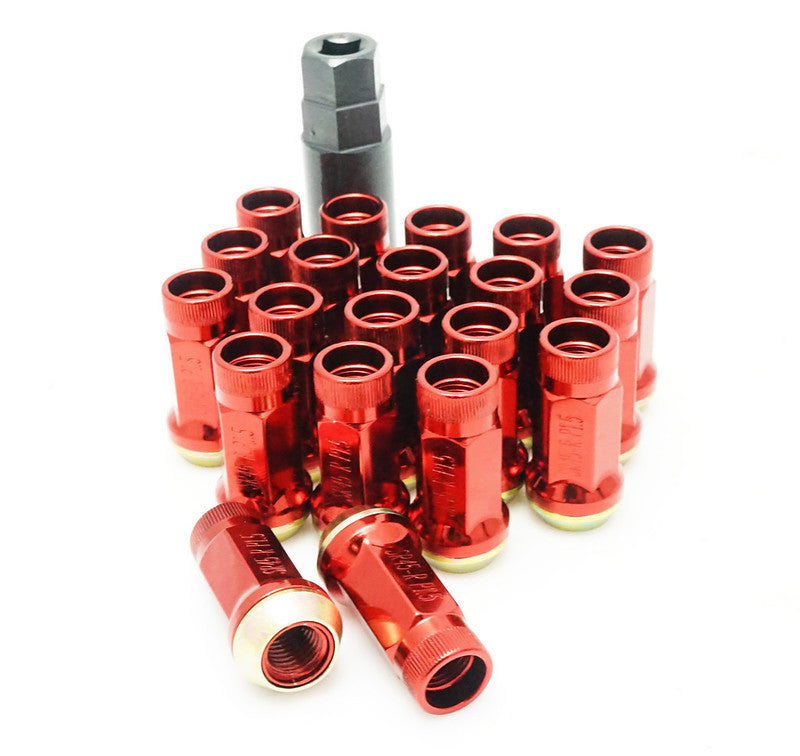 Muteki SR45R Lug Nut Kit Lock Set 12x1.5 45mm - Red