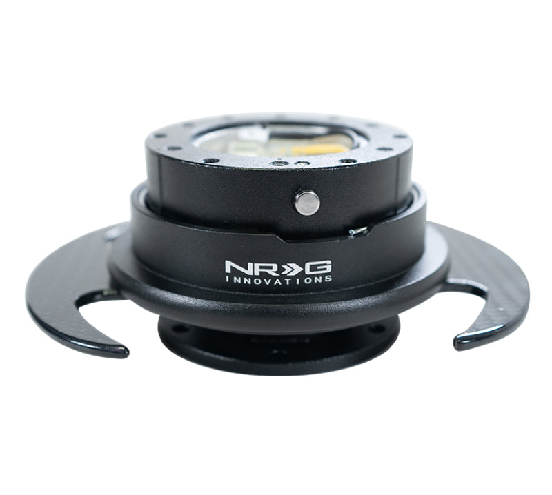 NRG Gen 3.0 Quick Release Kit - Black Body / Black Ring / Carbon Fiber Paddle