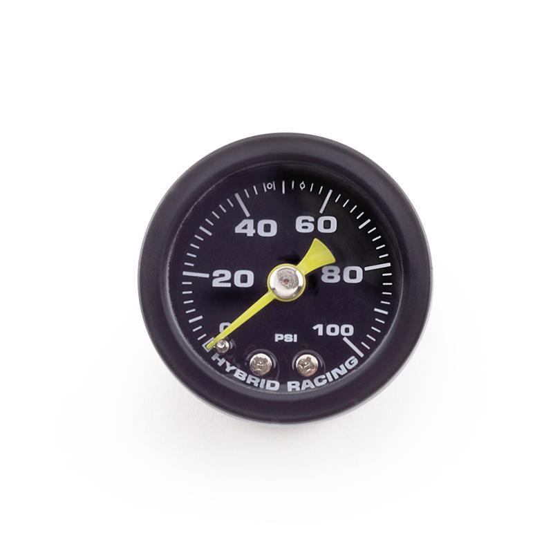 Hybrid Racing Liquid Filled Fuel Pressure Gauge (Universal) HYB-FPG-01-02