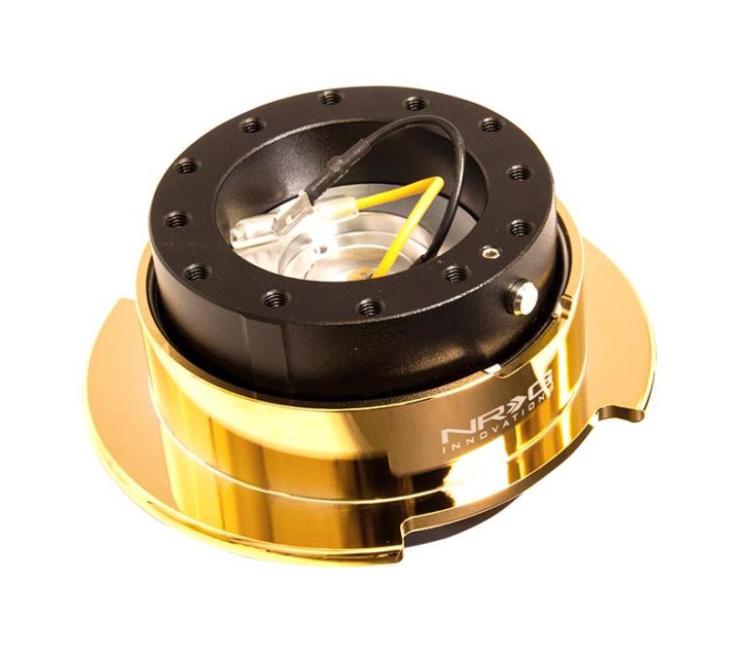 NRG Gen 2.5 Quick Release Kit - Black Body / Gold Ring