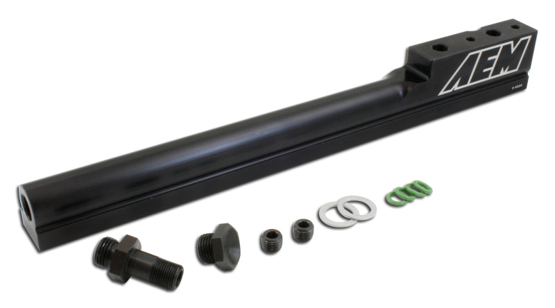 AEM Fuel Rail - Black (94-01 Acura Integra)