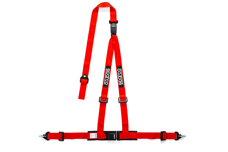 Sparco Harness 2 Inch Red 3Pt Dbl Rel