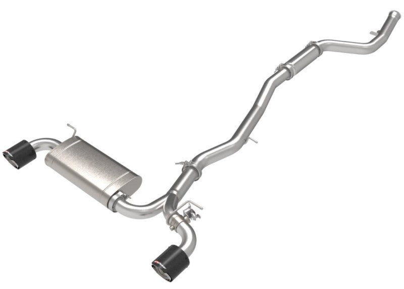 aFe POWER Takeda 2021 Toyota Supra 2.0L (t) 2.5in-3in Exhaust w/ Carbon Tips