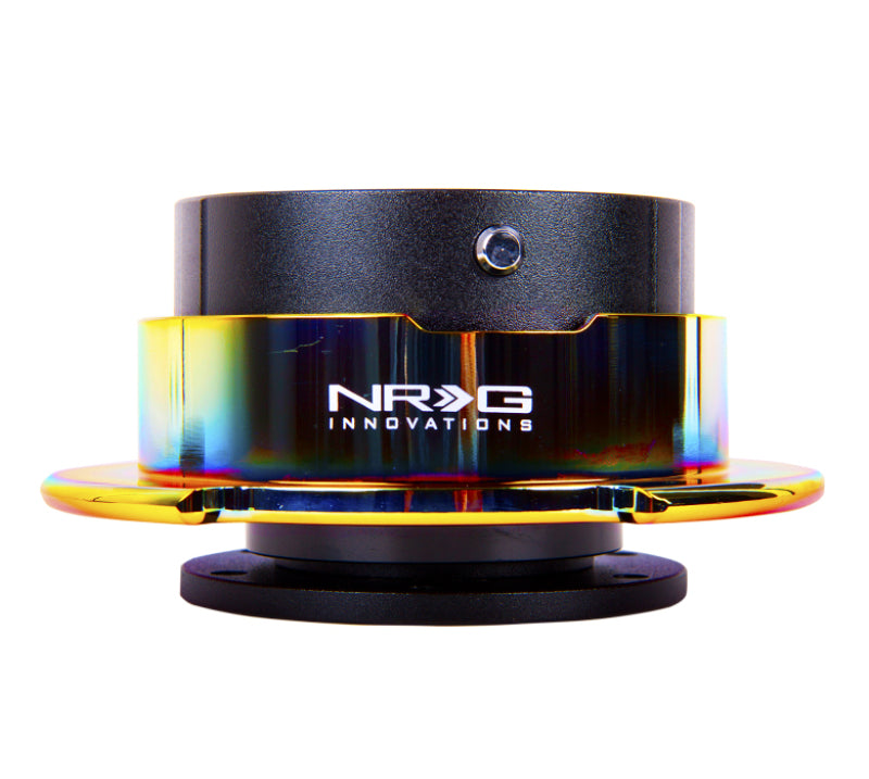 NRG Gen 2.5 Quick Release - Black Body / Neochrome Ring