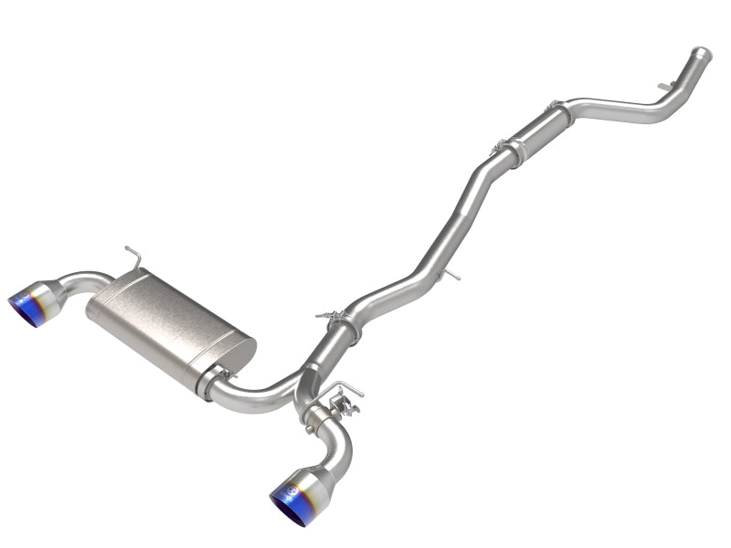aFe POWER Takeda 2021 Toyota Supra 2.0L (t) 2.5in-3in Exhaust w/ Blue Tips