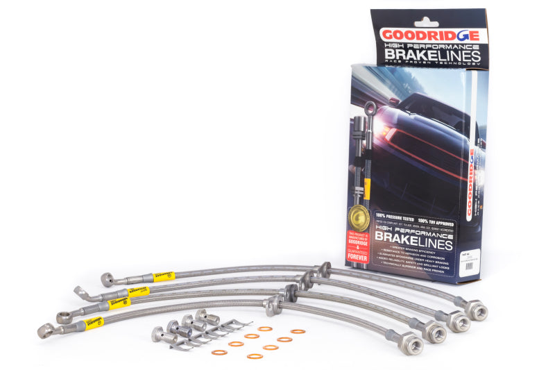 Goodridge Stainless Brake Lines (03-07 Honda Accord w/ Rear Disc)