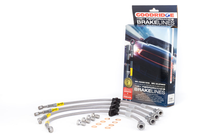 Goodridge Stainless Brake Lines (98-02 Honda Accord w/ Rear Disc)