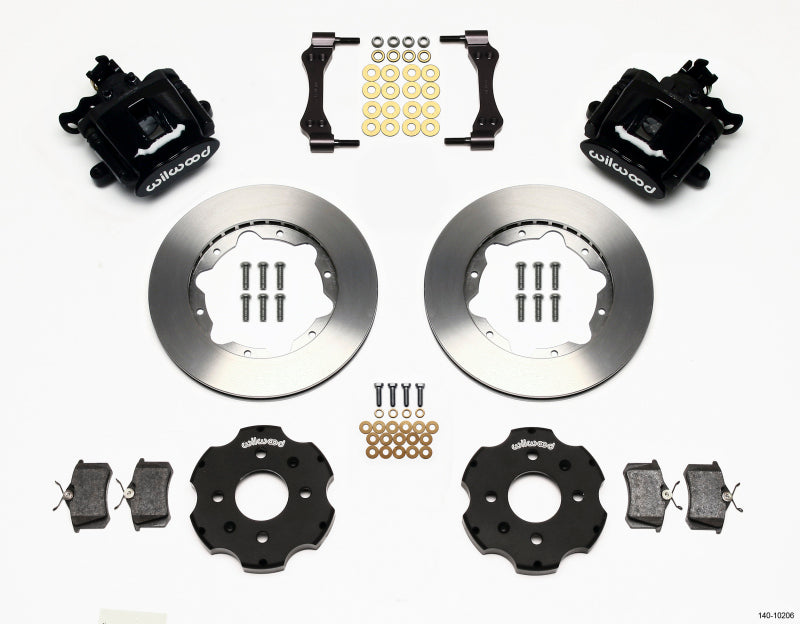 Wilwood Rear Parking Brake Upgrade Kit - Black (Civic/Integra 2.39 Hub Offset)