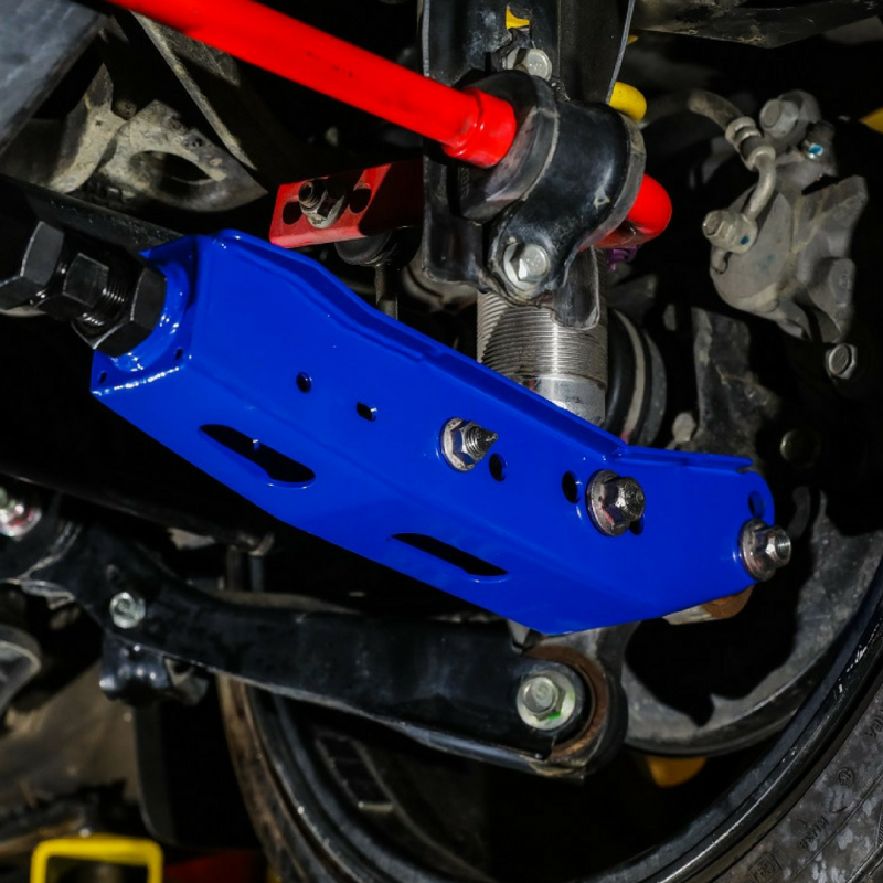 BLOX Racing Rear Lower Control Arms - Blue (13-21 BRZ FR-S 86 / 08-21 WRX STI)