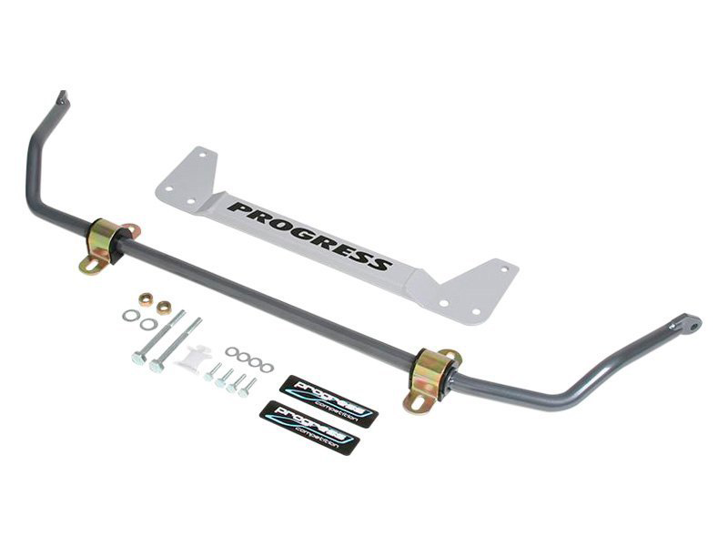 Progress Tech 04-05 Honda Civic/Si Rear Sway Bar (22mm) Incl Chassis Brace