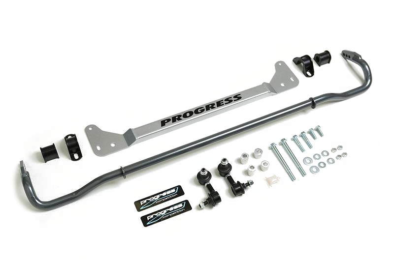 Progress Tech 96-00 Honda Civic Rear Sway Bar (22mm - Adjustable) Incl Bar Brace and Adj End Links