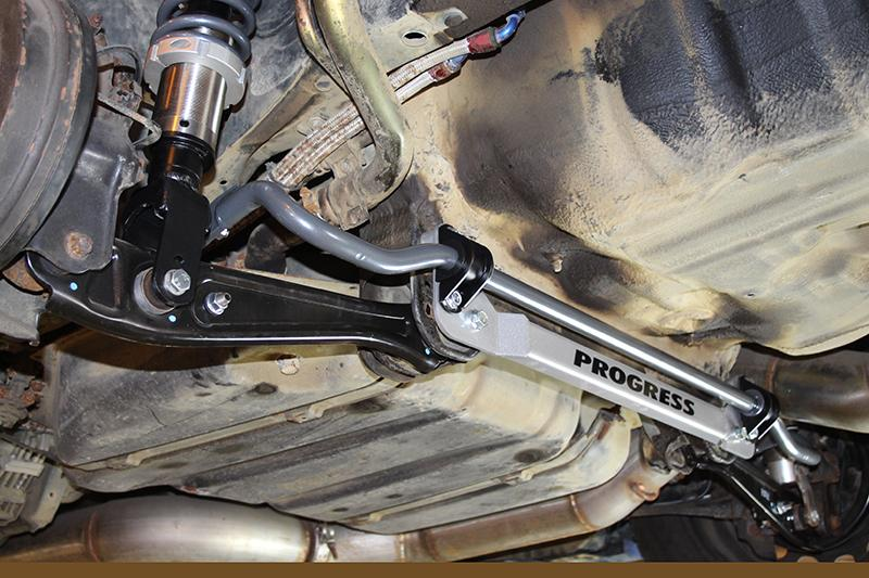 Progress Tech 96-00 Honda Civic Rear Sway Bar (22mm - Adjustable) Incl Bar Brace and Adj End Links