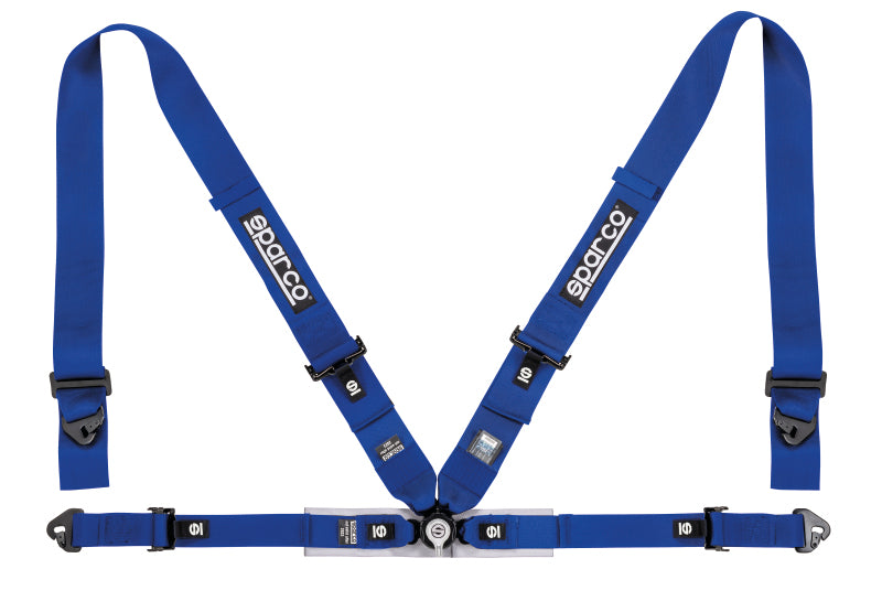 Sparco Harness 4Pt 3in/2in Blue