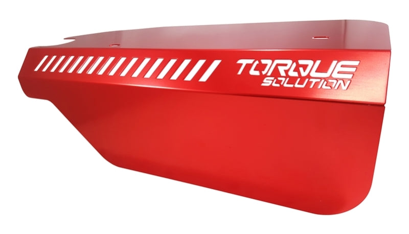 Torque Solution Engine Pulley Cover 2015+ Subaru WRX/2014+ Forester XT - Red