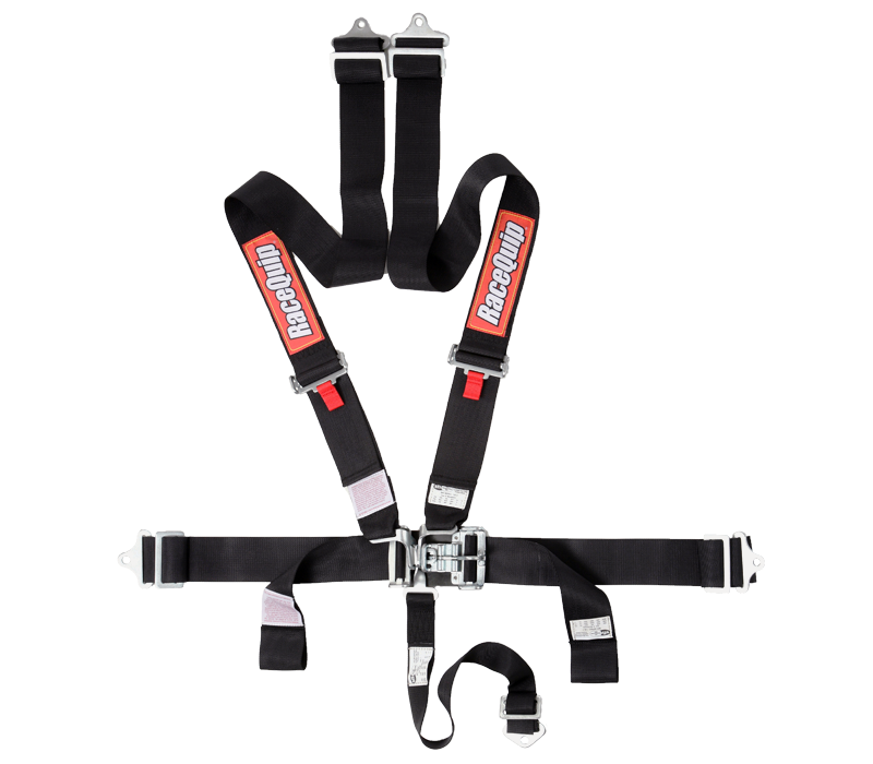 RaceQuip Latch & Link 5pt Harness - Black