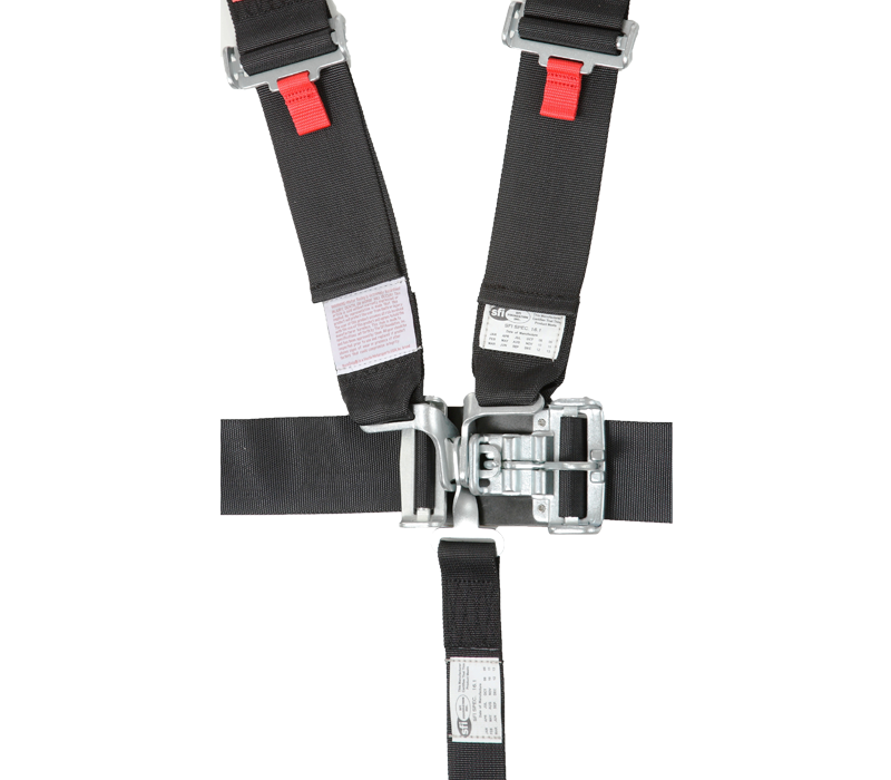 RaceQuip Latch & Link 5pt Harness - Black