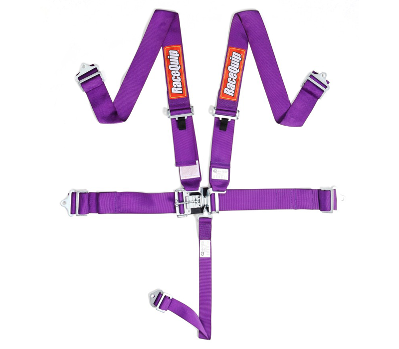 RaceQuip Latch & Link 5pt Harness - Purple