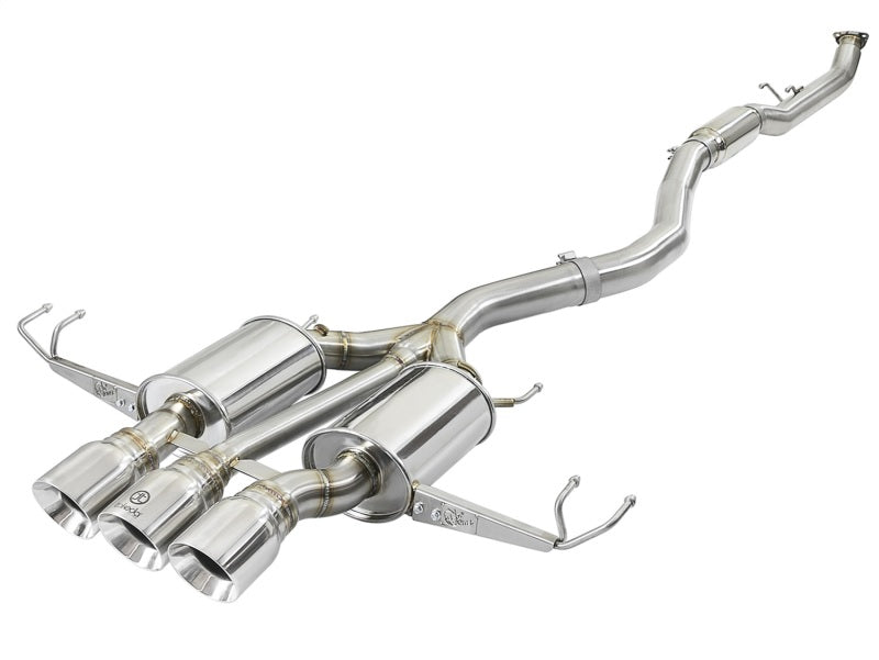 aFe Takeda 3in Cat-Back Exhaust w/ Tri-Polished Tips 17-18 Honda Civic Type R L4 2.0L (t)