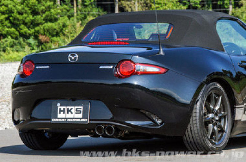 HKS LEGAMAX Premium Rear Section Exhaust 2016+ Mazda MX-5 ND5RC