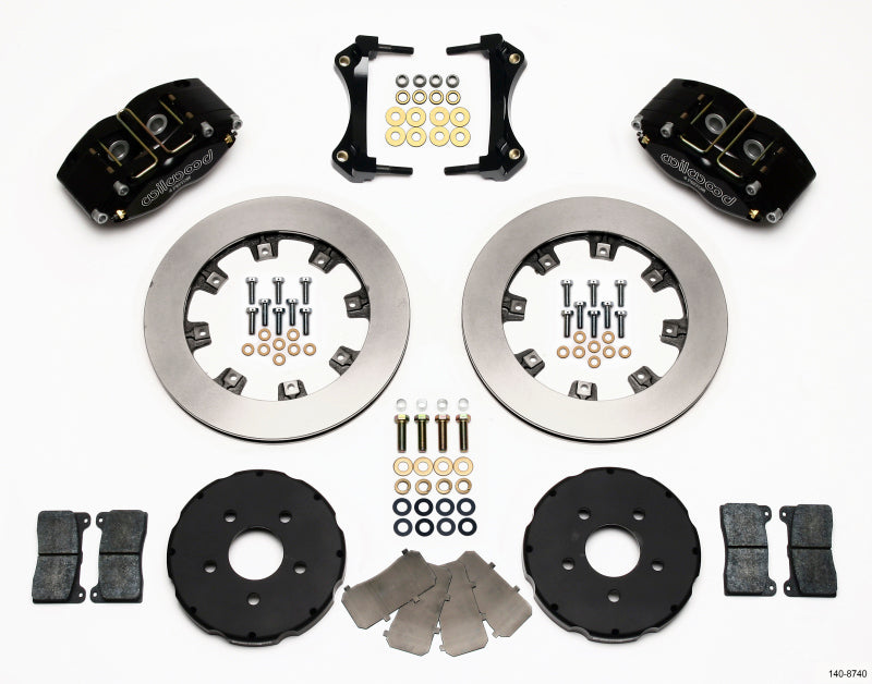 Wilwood Dynapro Radial Big Brake Kit - Front Black (Mini Cooper 11.75in Rotors w/ 15in Wheels)