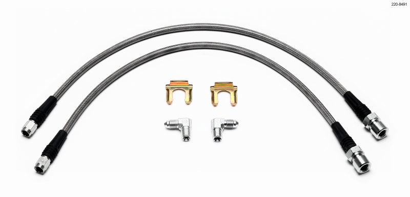 Wilwood Flexline Brake Lines - Front (07-15 Mini Cooper w/ Dynapro Calipers)