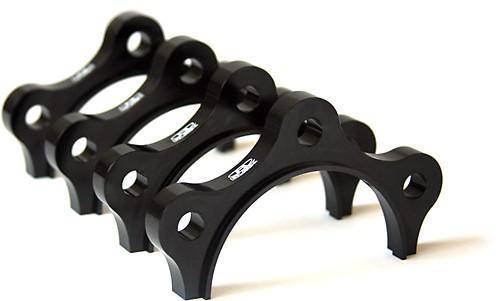 BLOX Honda S2000 Racing Half Shaft Spacers - Black (Recommended for vehicles lowered 1.25in or more)