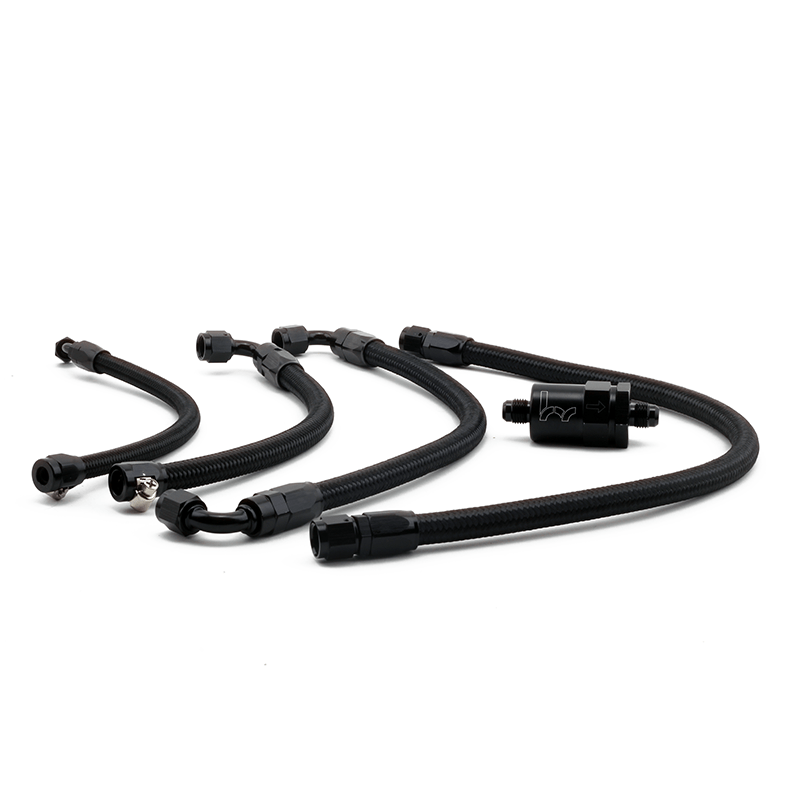 Hybrid Racing K-Series Swap Tucked Fuel Line Kit (92-00 Civic & 94-01 Integra) HYB-FLK-01-06