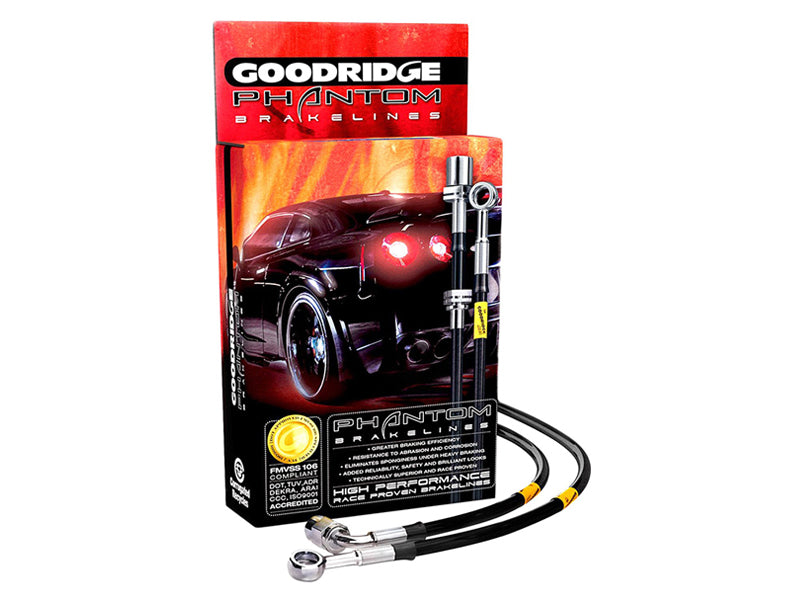 Goodridge Phantom Stainless Brake Lines (08-14 Subaru Impreza STi w/ Brembo Calipers)