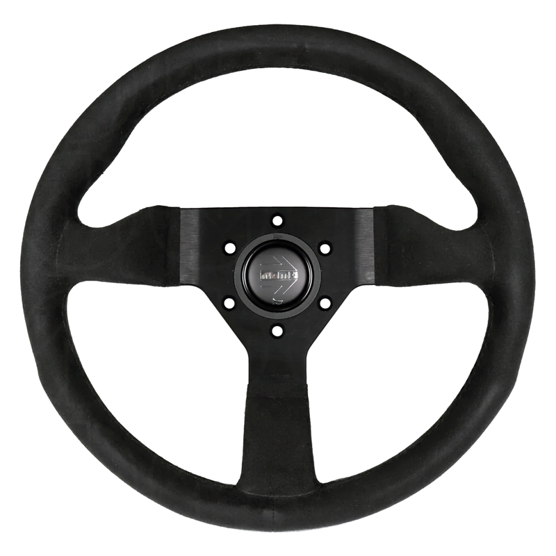Momo Montecarlo Steering Wheel - 320mm (Black Alcantara / Black Stitching)