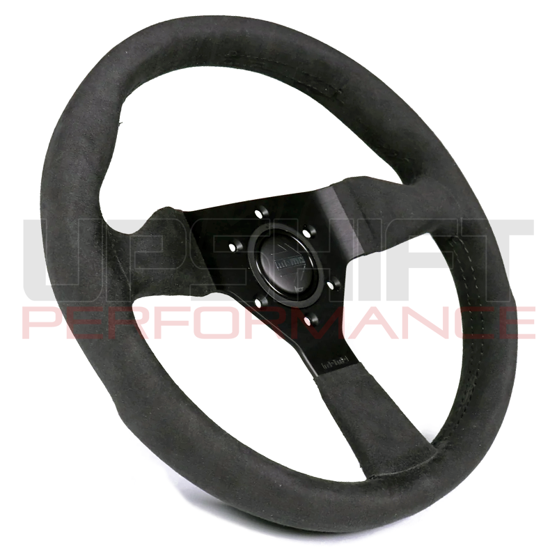 Momo Montecarlo Steering Wheel - 320mm (Black Alcantara / Black Stitching)