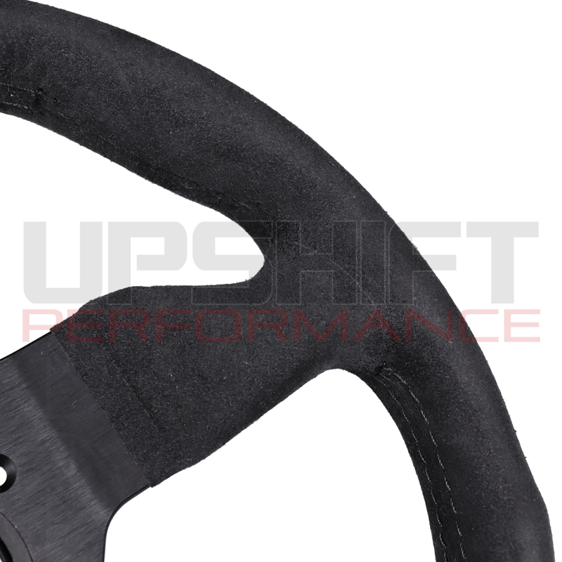 Momo Montecarlo Steering Wheel - 320mm (Black Alcantara / Black Stitching)