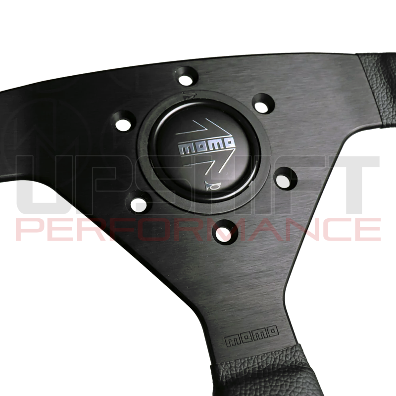 Momo Montecarlo Steering Wheel - 350mm (Black Leather / Black Stitching)