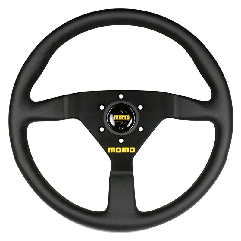 Momo MOD. 78 Steering Wheel - 320mm (Black Leather / Black Stitching)