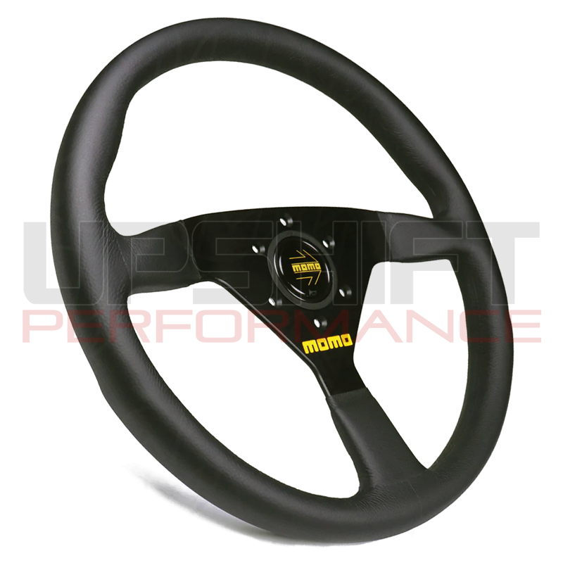 Momo MOD. 78 Steering Wheel - 350mm (Black Leather / Black Stitching)