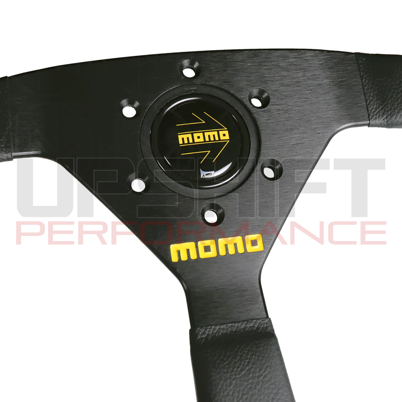 Momo MOD. 78 Steering Wheel - 350mm (Black Leather / Black Stitching)