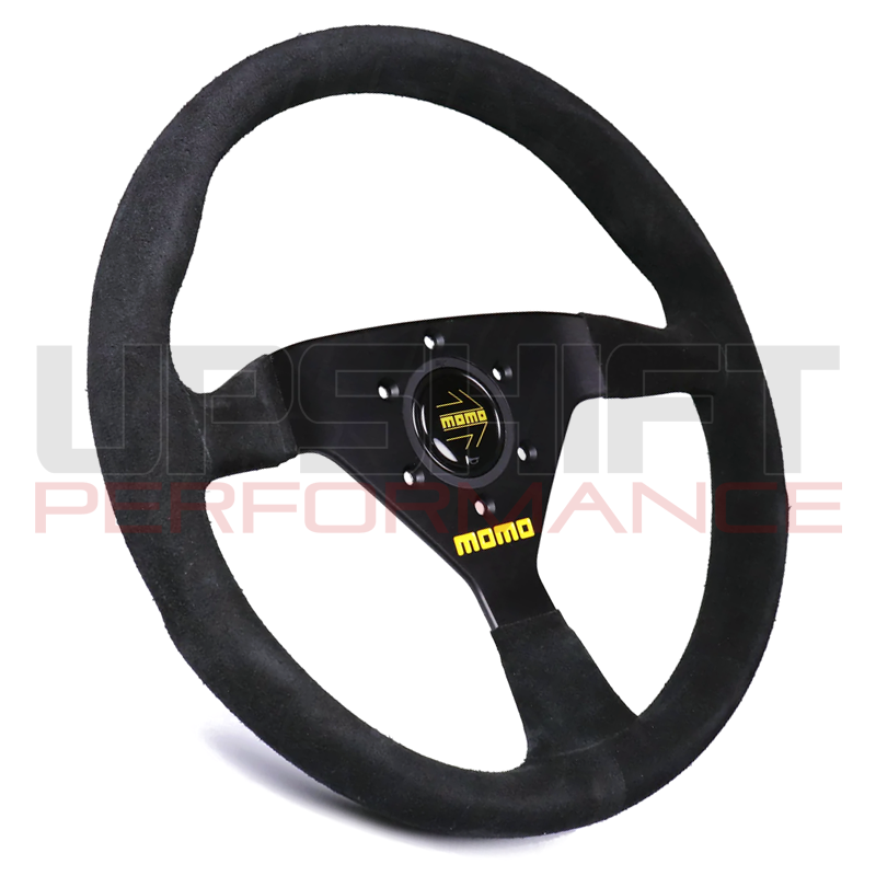 Momo MOD. 78 Steering Wheel - 320mm (Black Suede / Black Stitching)