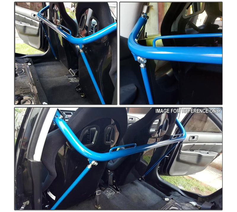 NRG Race Belt Harness Bar - 49" Blue