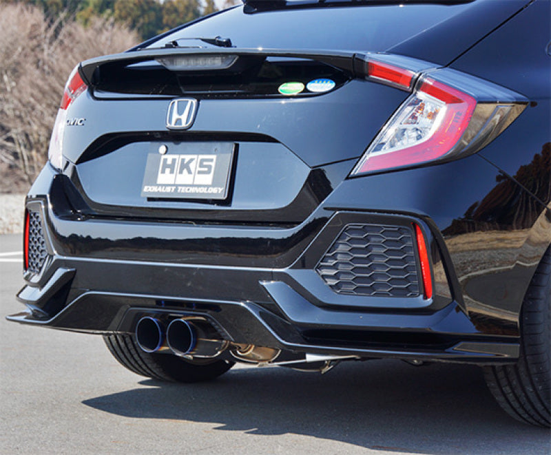 HKS LEGAMAX Premium Exhaust 17-21 Honda Civic Hatchback FK7