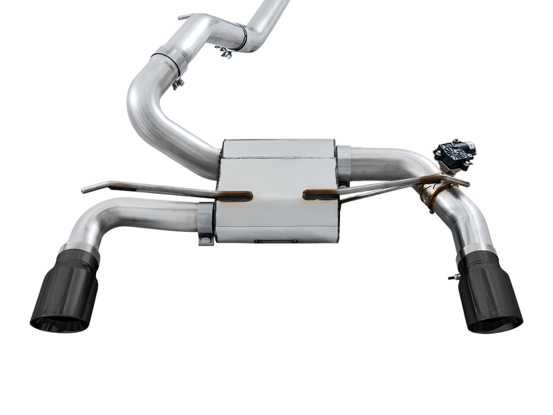 AWE Tuning Ford Focus RS SwitchPath Catback Exhaust - Diamond Black Tips