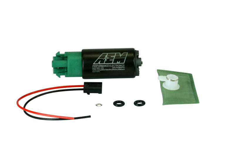 AEM Fuel Pump Kit w/ Mounting Hooks - 340LPH 65mm Ethanol