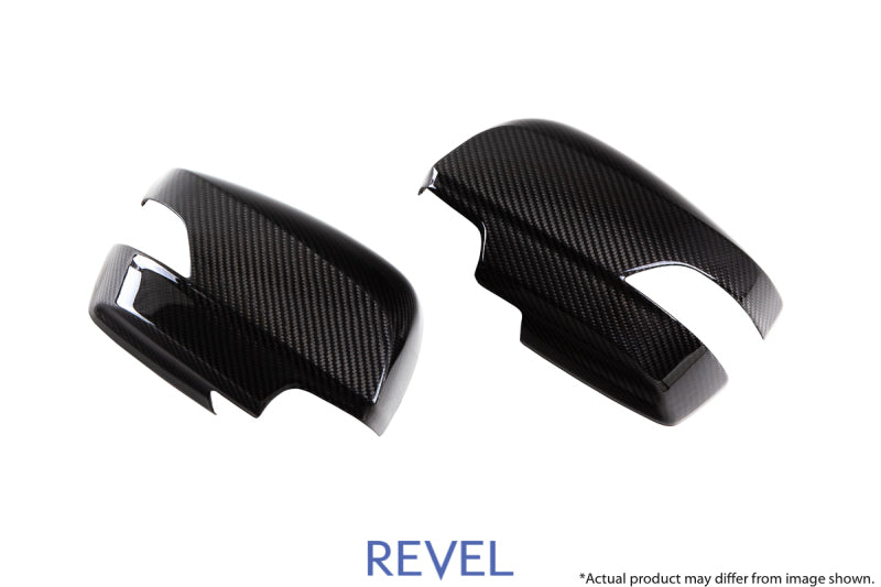 Revel GT Dry Carbon Mirror Covers (Left & Right) 15-18 Subaru WRX/STI - 2 Pieces