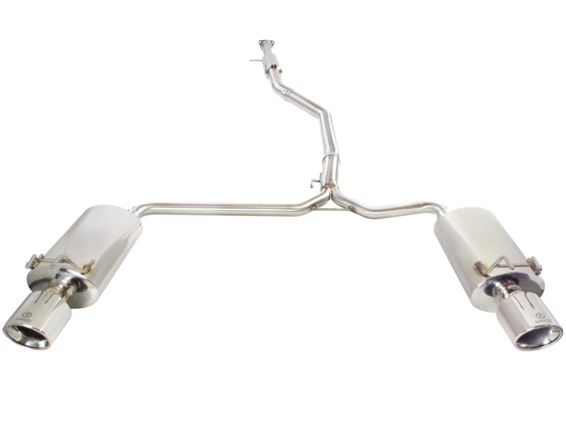 aFe Takeda Exhaust Dual Cat-Back w/ Polished Tips 13-17 Honda Accord  LX/EX/EX-L Sedan L4 2.4L