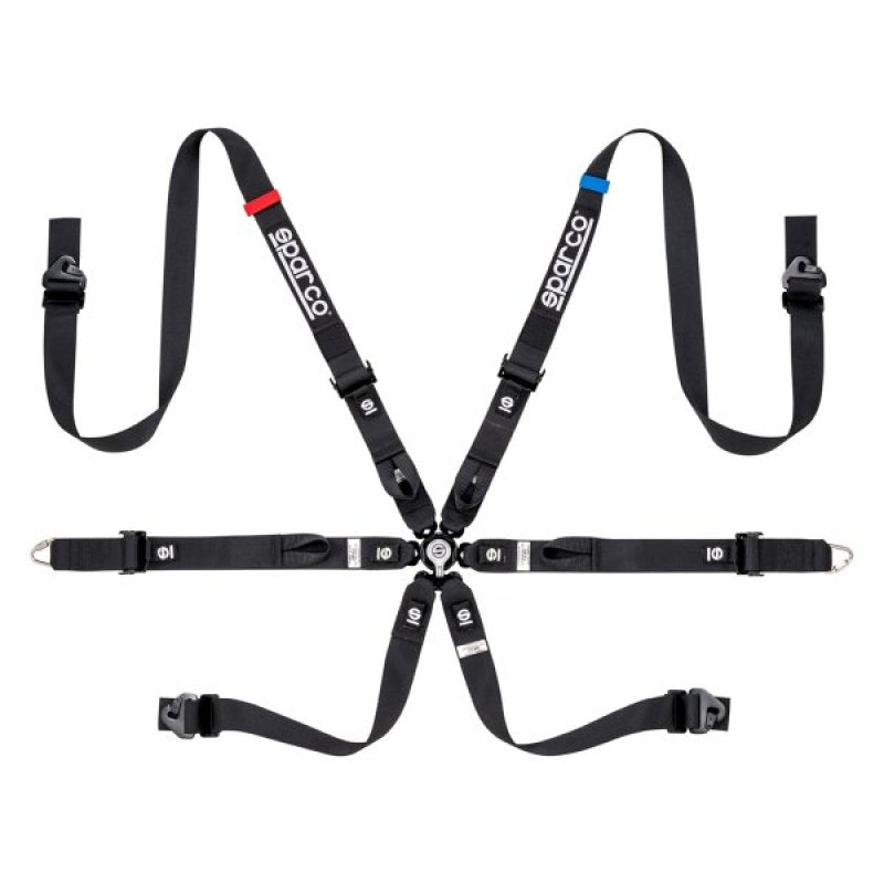 Sparco Harness Prime H7 6 Point 2in Black