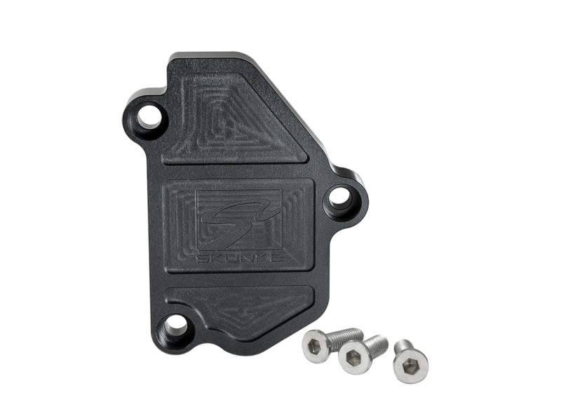 Skunk2 B-Series VTEC Block Off Plate - Black Anodized (Honda / Acura)