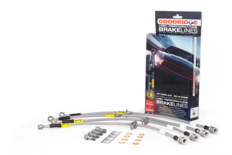 Goodridge Stainless Brake Lines (15-17 Subaru STI w/ Brembo Calipers)