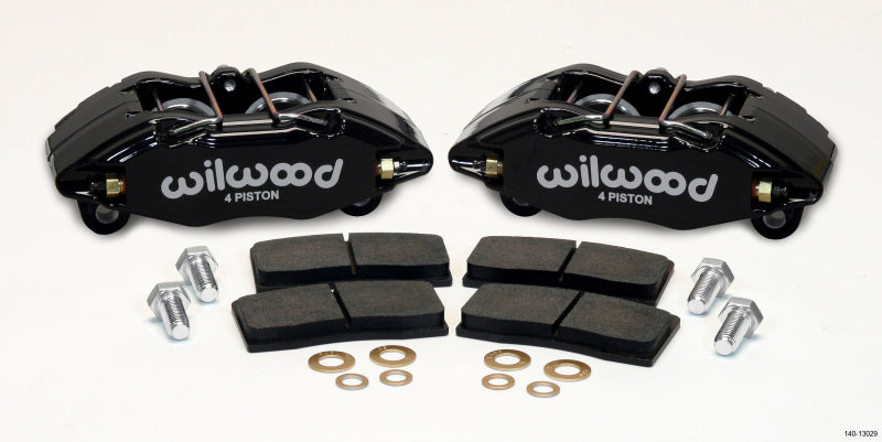 Wilwood DPHA Caliper & Pad Upgrade Kit - Front Black (Honda/Acura)
